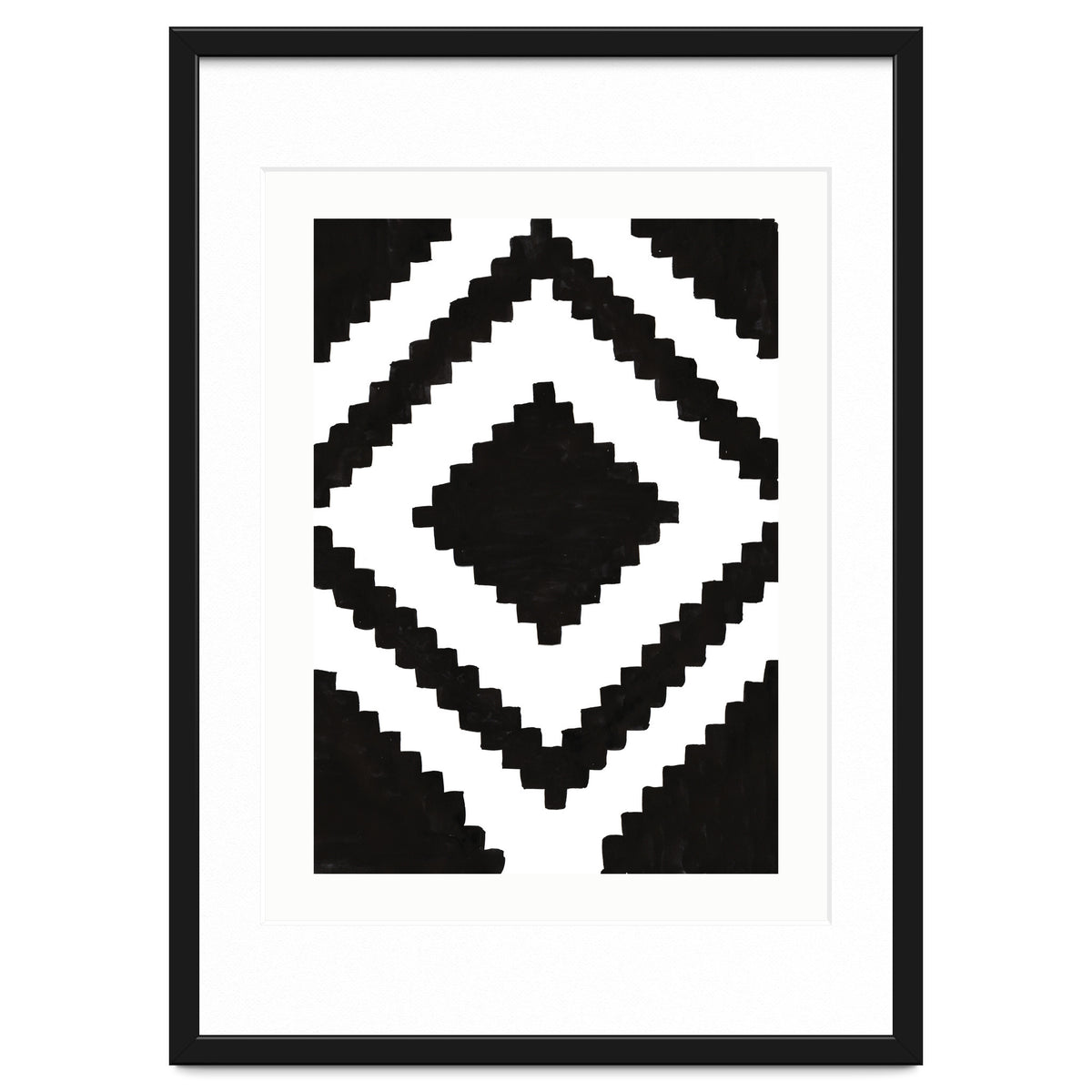 Patterns Aztec Black