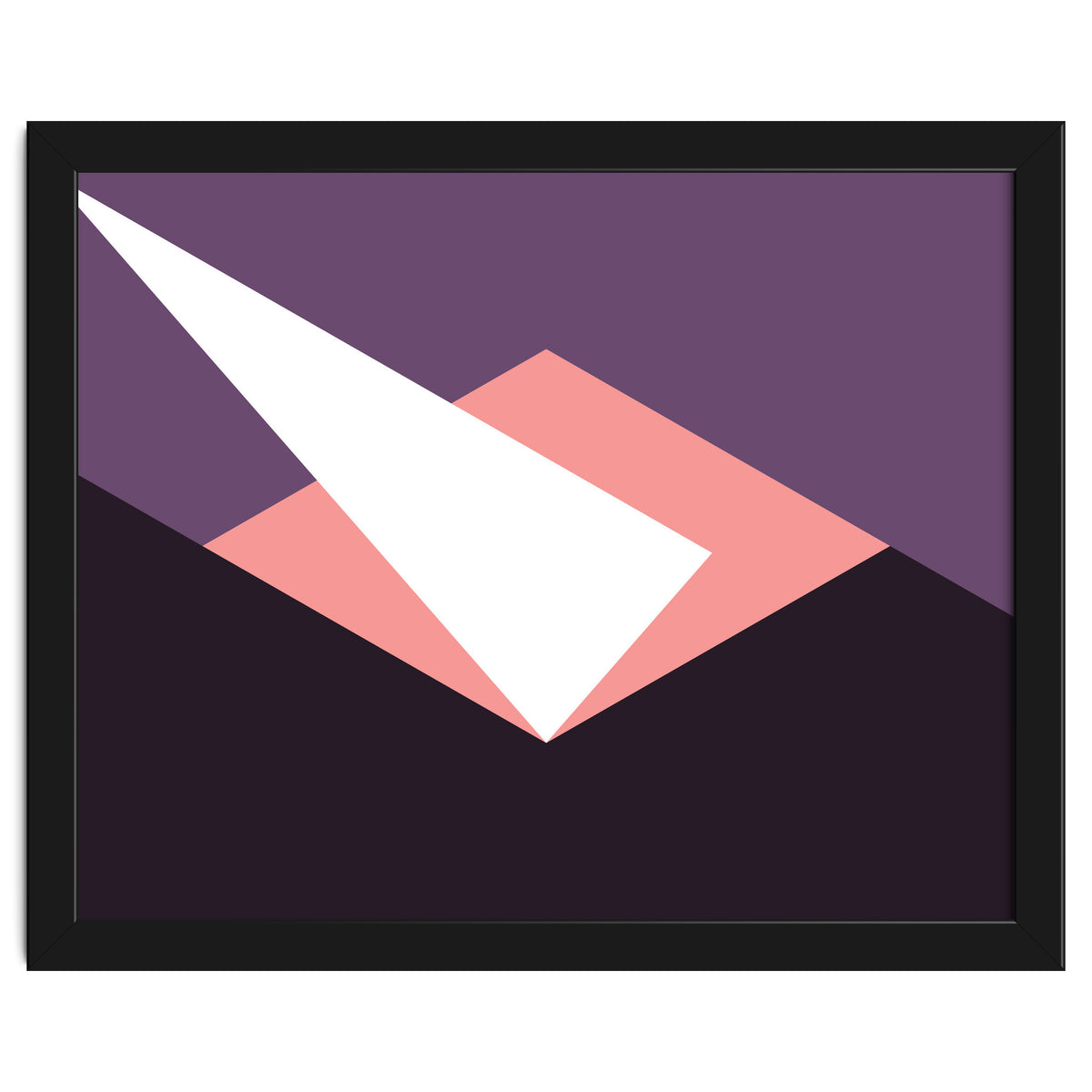 Geometric Shapes No. 59 - pink & purple