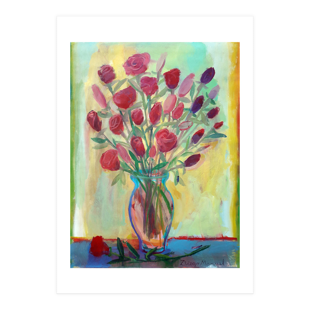 Flores Rojas 4 (Print Only)