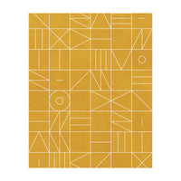 My Favorite Geometric Patterns No.4 - Mustard Yellow (Print Only)
