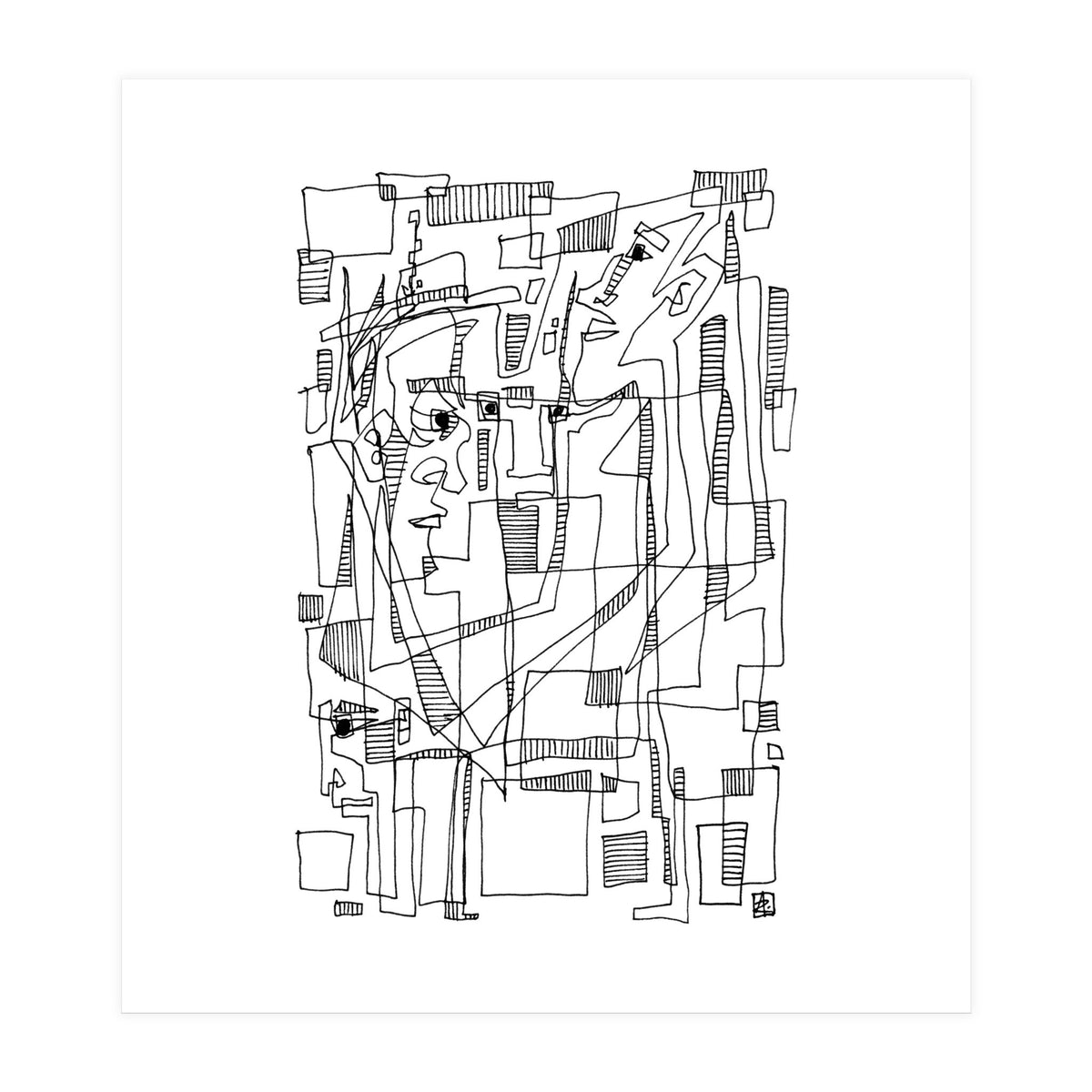 Conversation - b&w (Print Only)