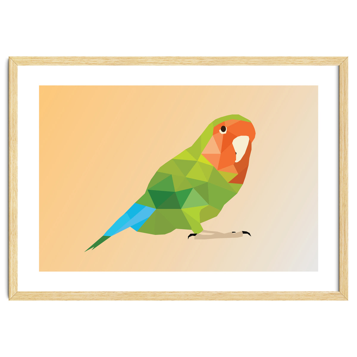 Parrot Low Poly Art