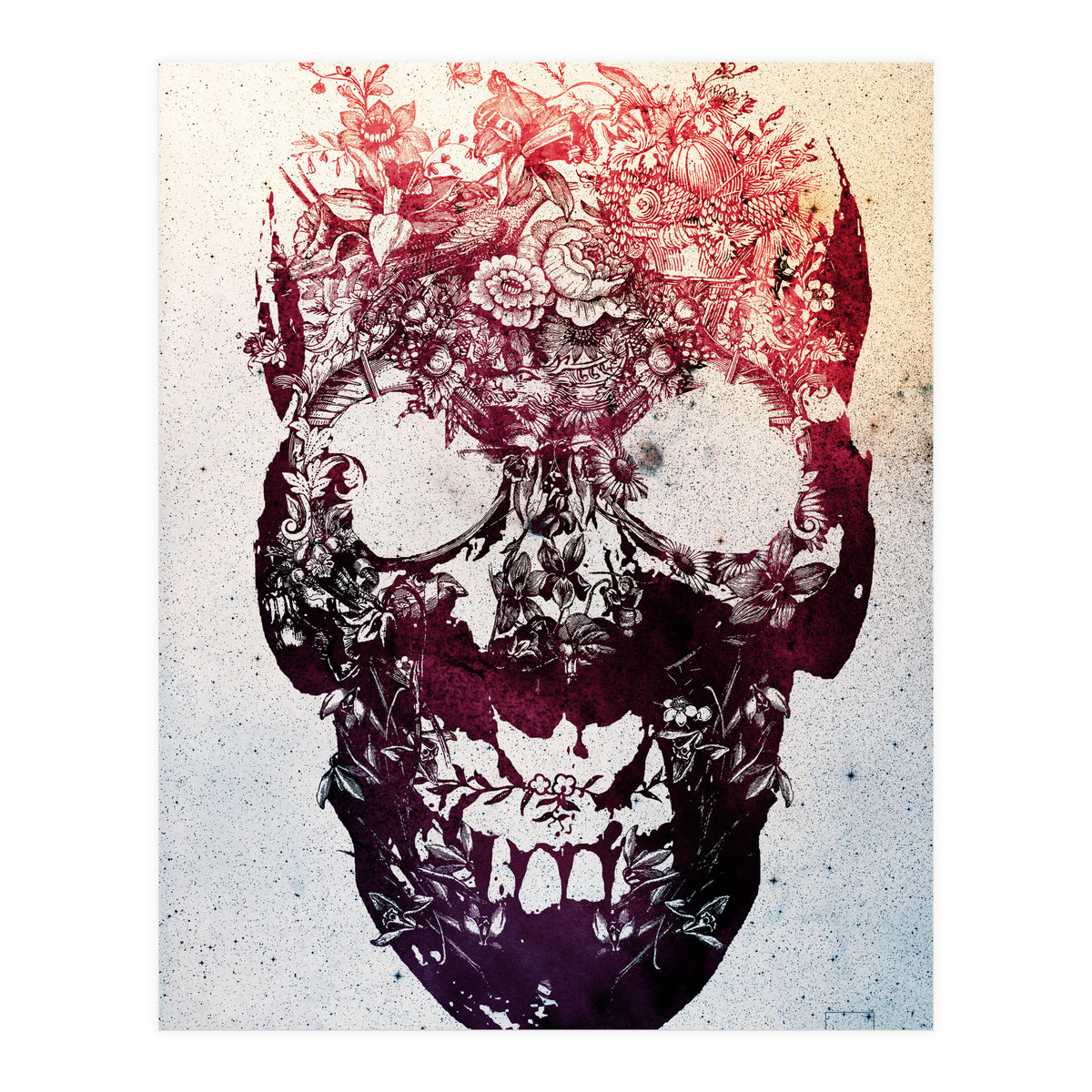 Floral Skull (Print Only)