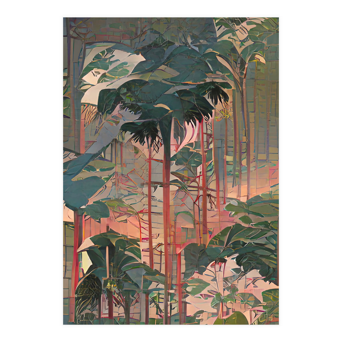 TROPICAL FOREST no2 - UKIYO-e (Print Only)