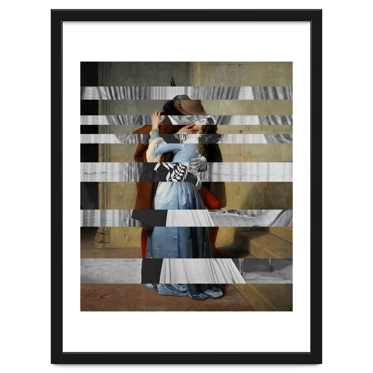 Hayez's "The Kiss" & Clark Gable and Vivien Leigh