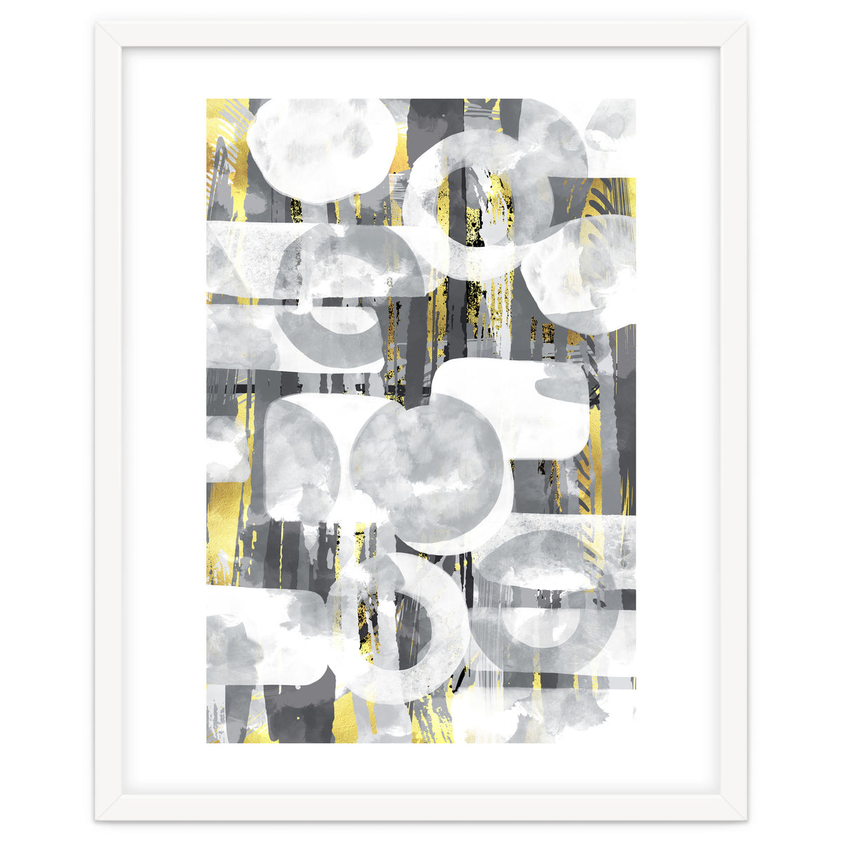 Abstract Painting No. 58 | Play with shapes and colors