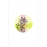 Succulent On Pink And Green (Print Only) thumbnail