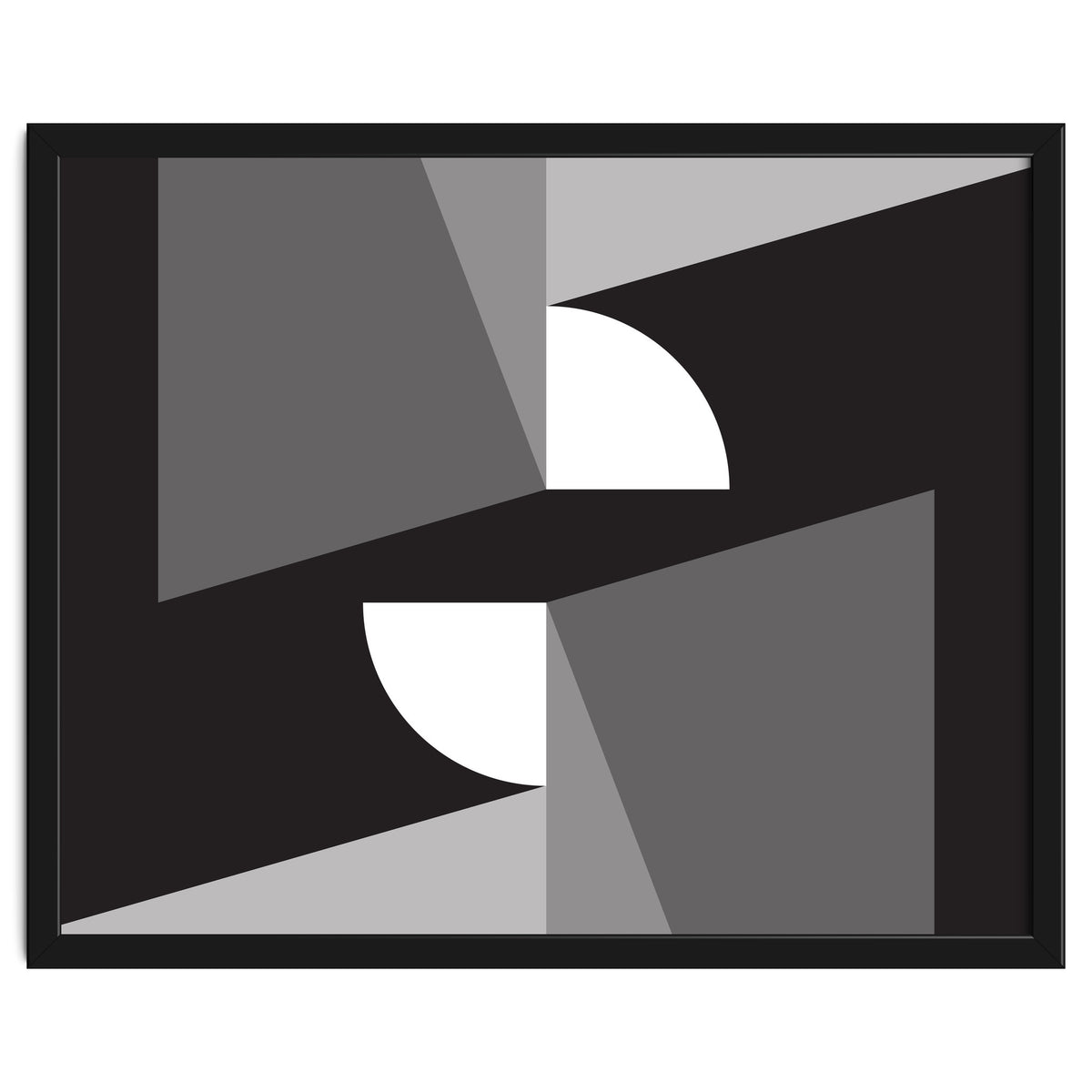 Geometric Shapes No. 11 - monochrome