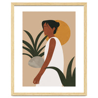 Botanical Woman - Abstract Boho
