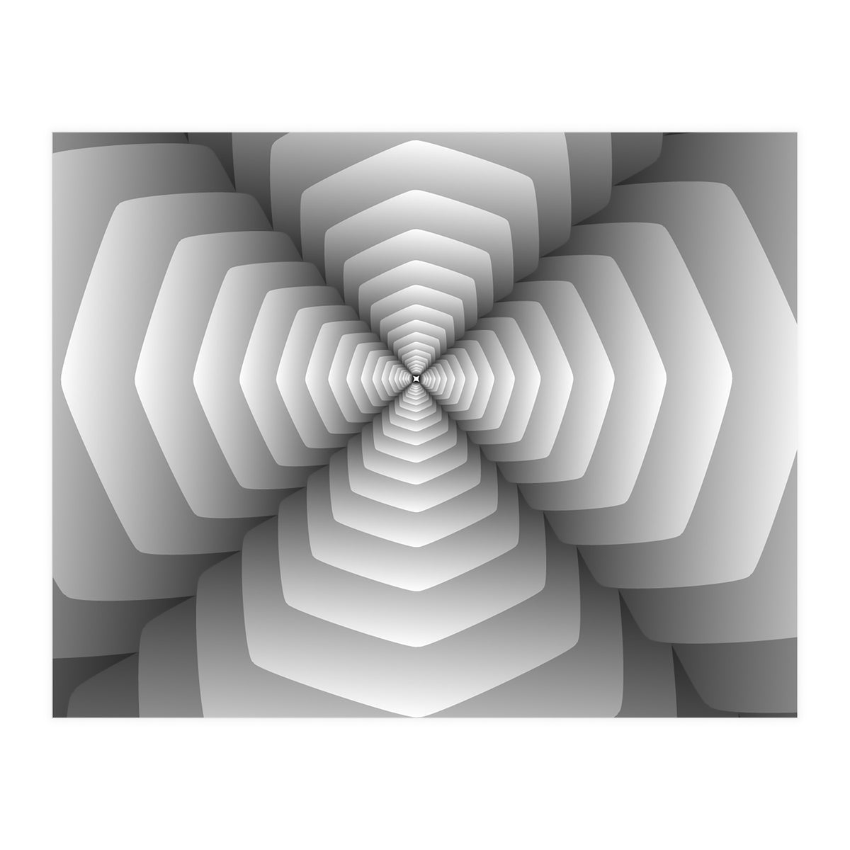 3d Tunnel Abstract  (Print Only)