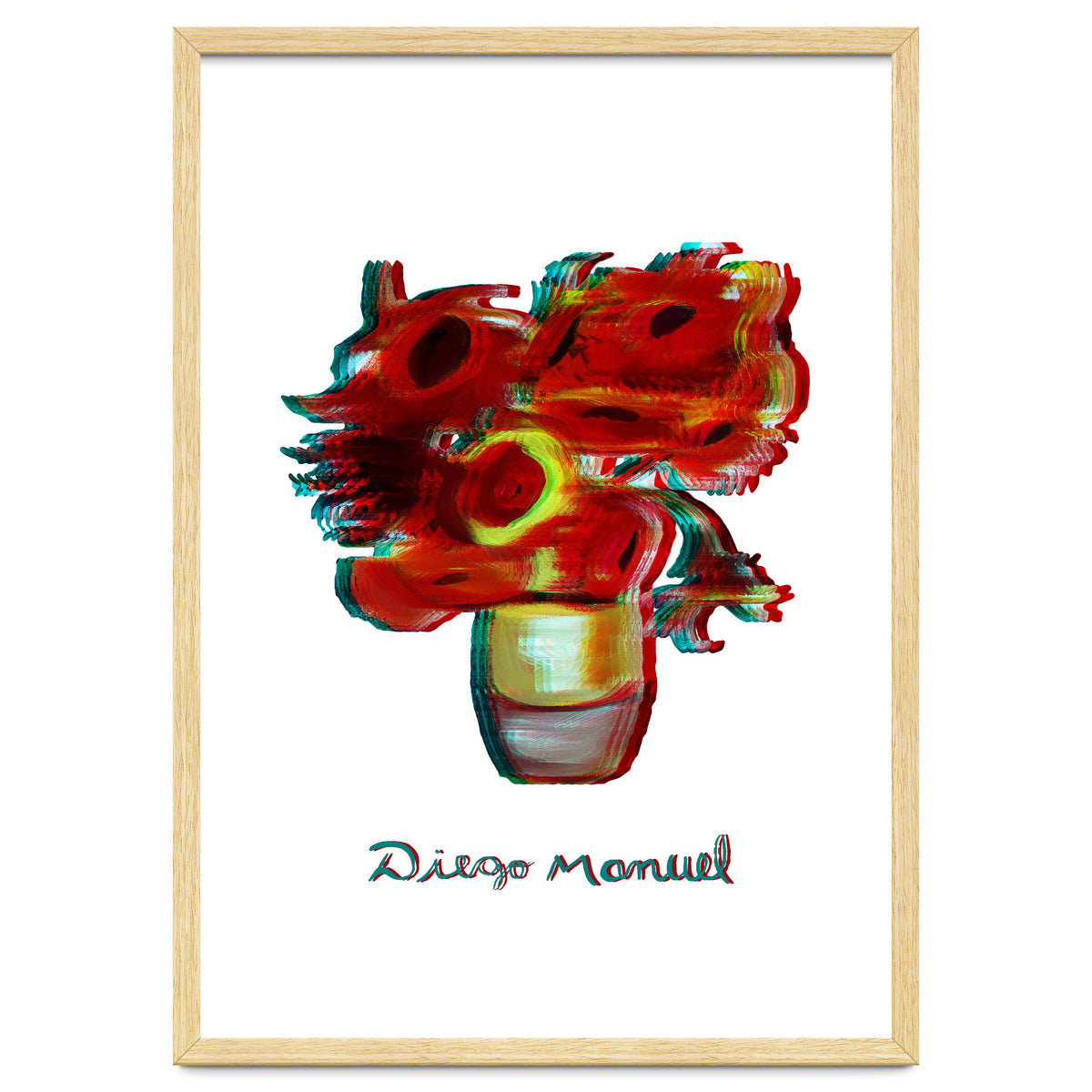 Florero Fondo Blanco