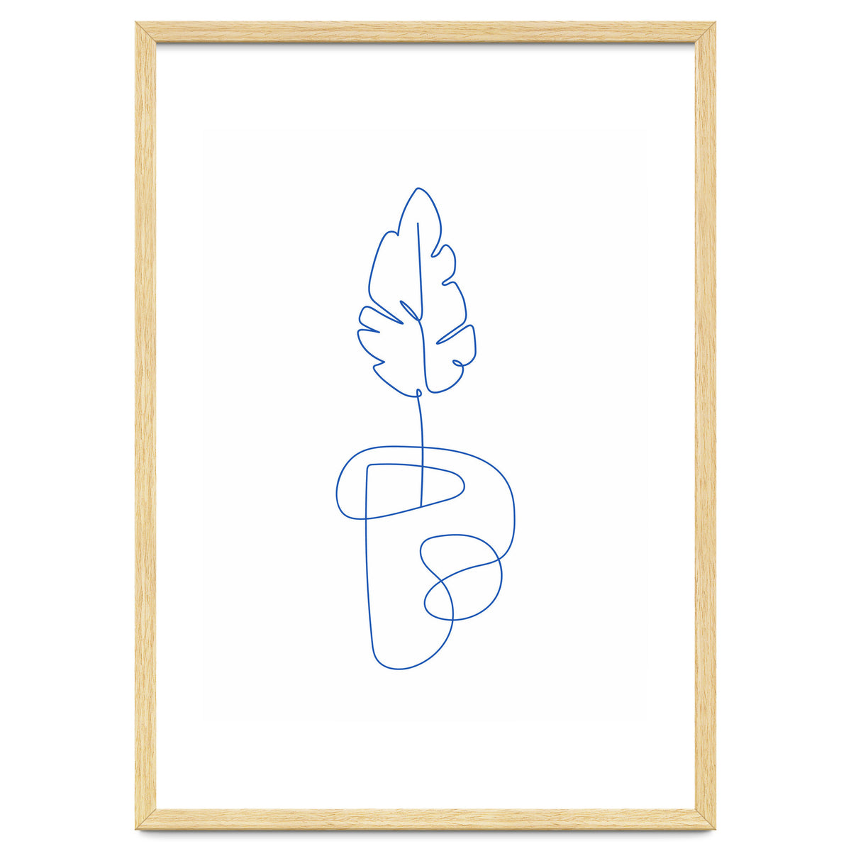 One Line Art Botanical