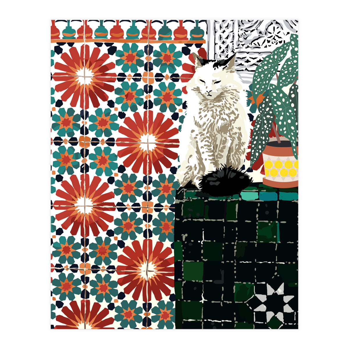 Bohemian Cat (Print Only)