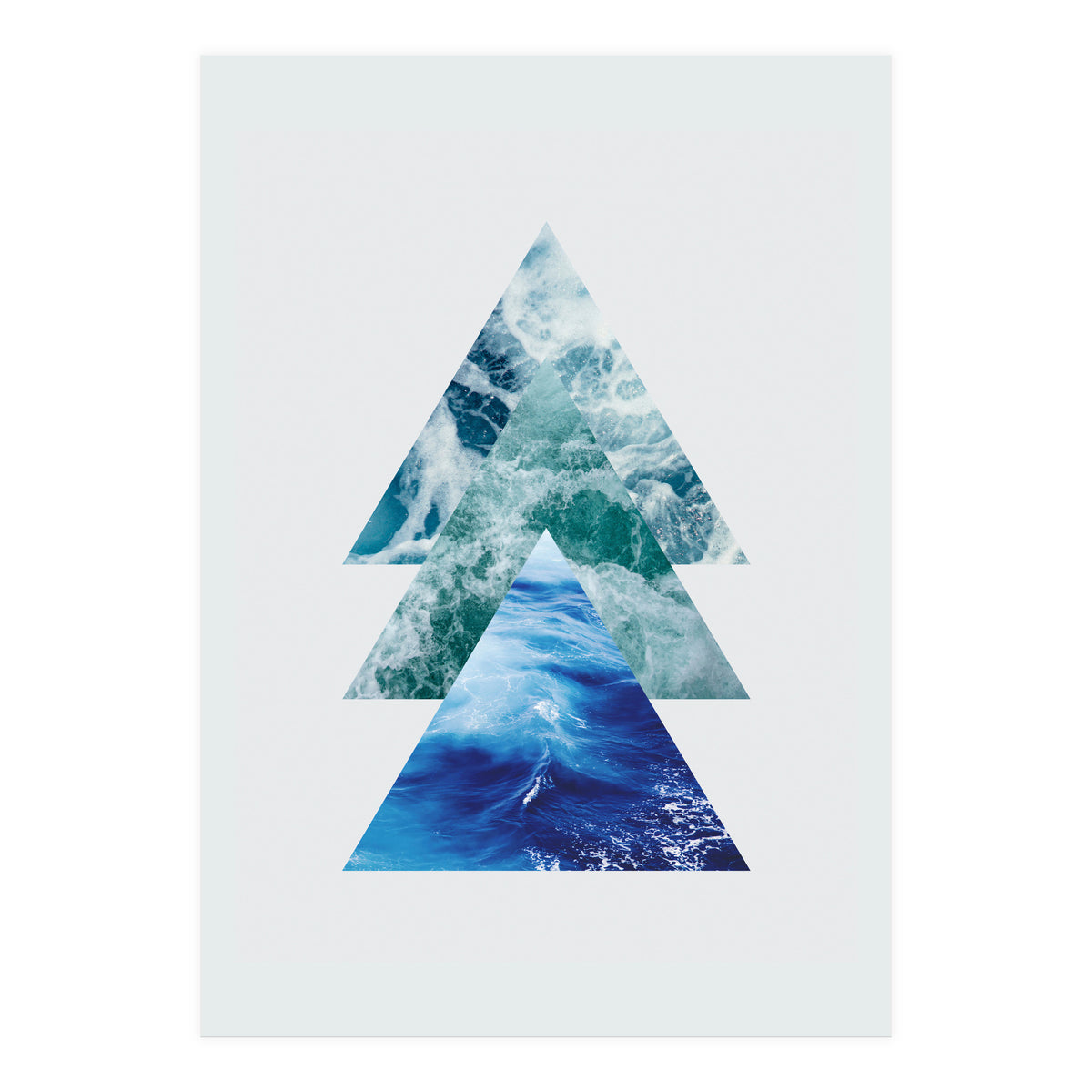 Ocean Triangles (Print Only)