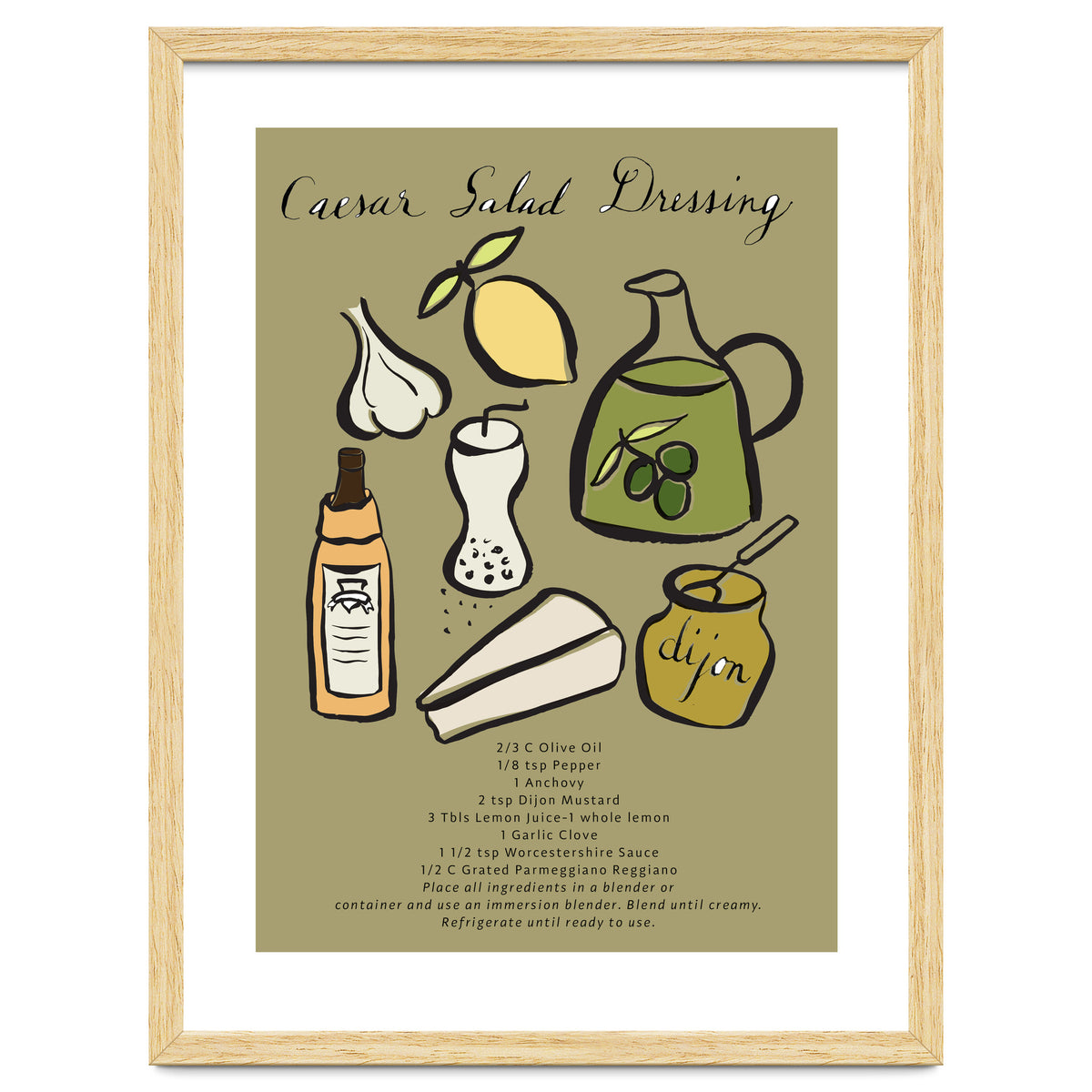 Caesar Salad Dressing Recipe