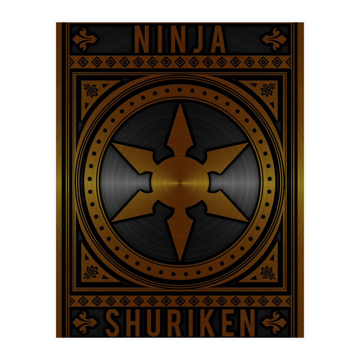 Ninja Shuriken (Print Only)