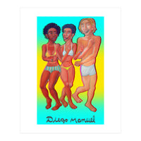 Bailando En La Playa 12 3d 2 (Print Only)