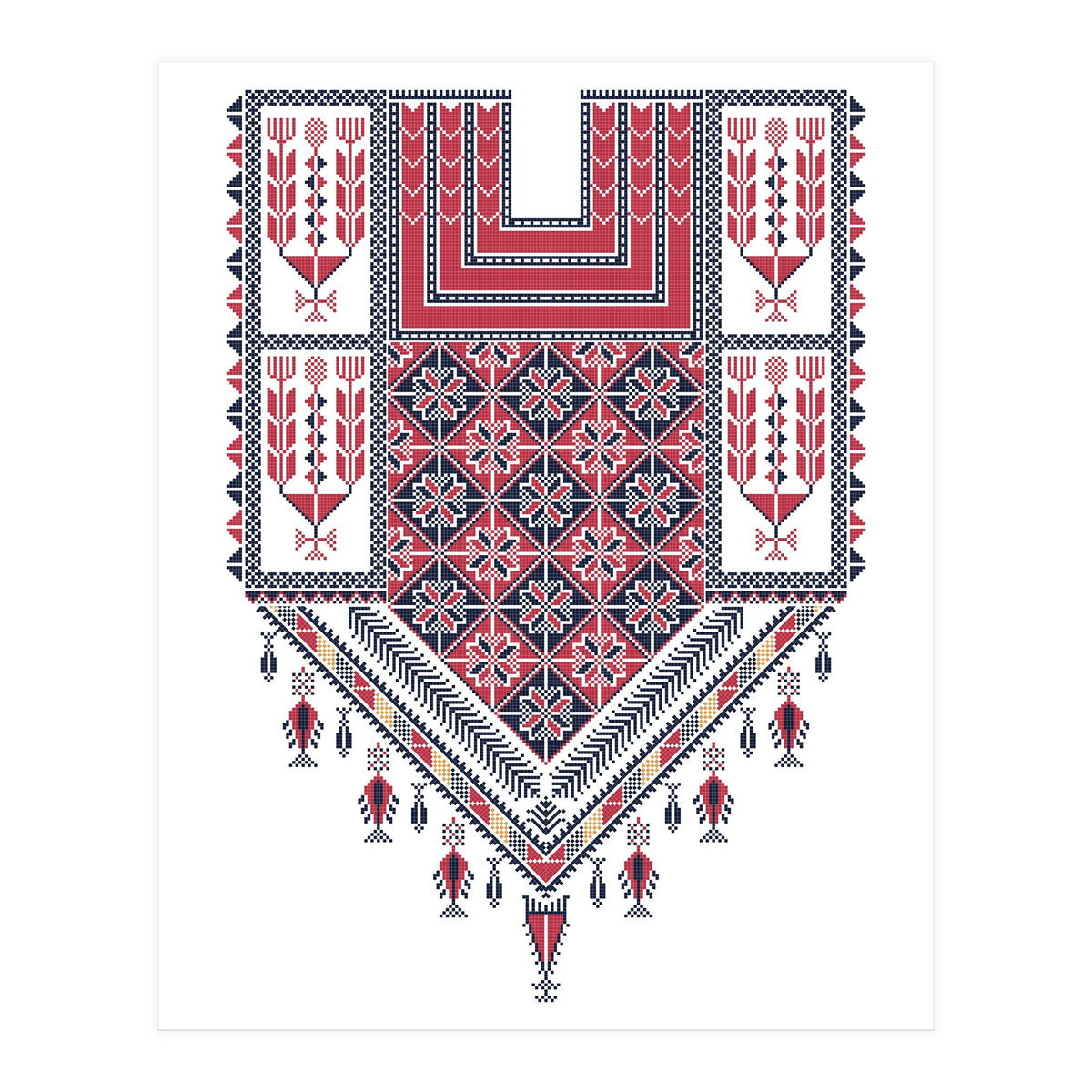 Tatreez Ornament 15 (Print Only)