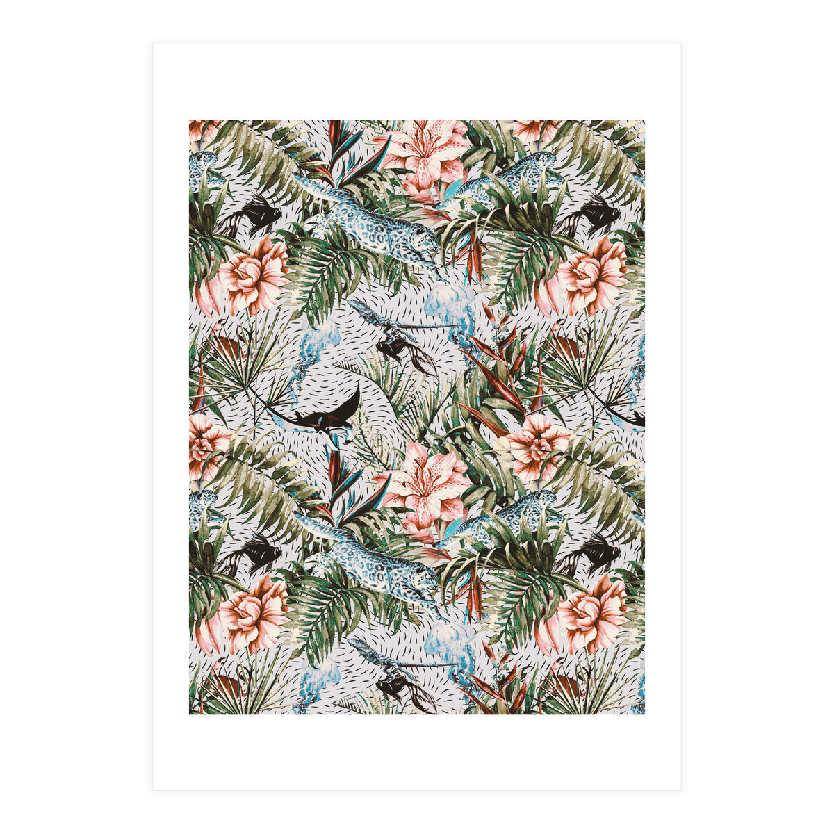 Paradisiacal flora and fauna (Print Only)