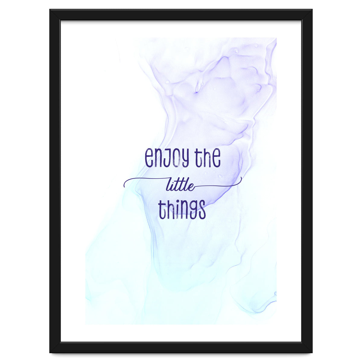 Enjoy the little things | floating colors