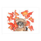 Scuba Cat  (Print Only) thumbnail