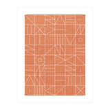 My Favorite Geometric Patterns No.5 - Coral (Print Only) thumbnail