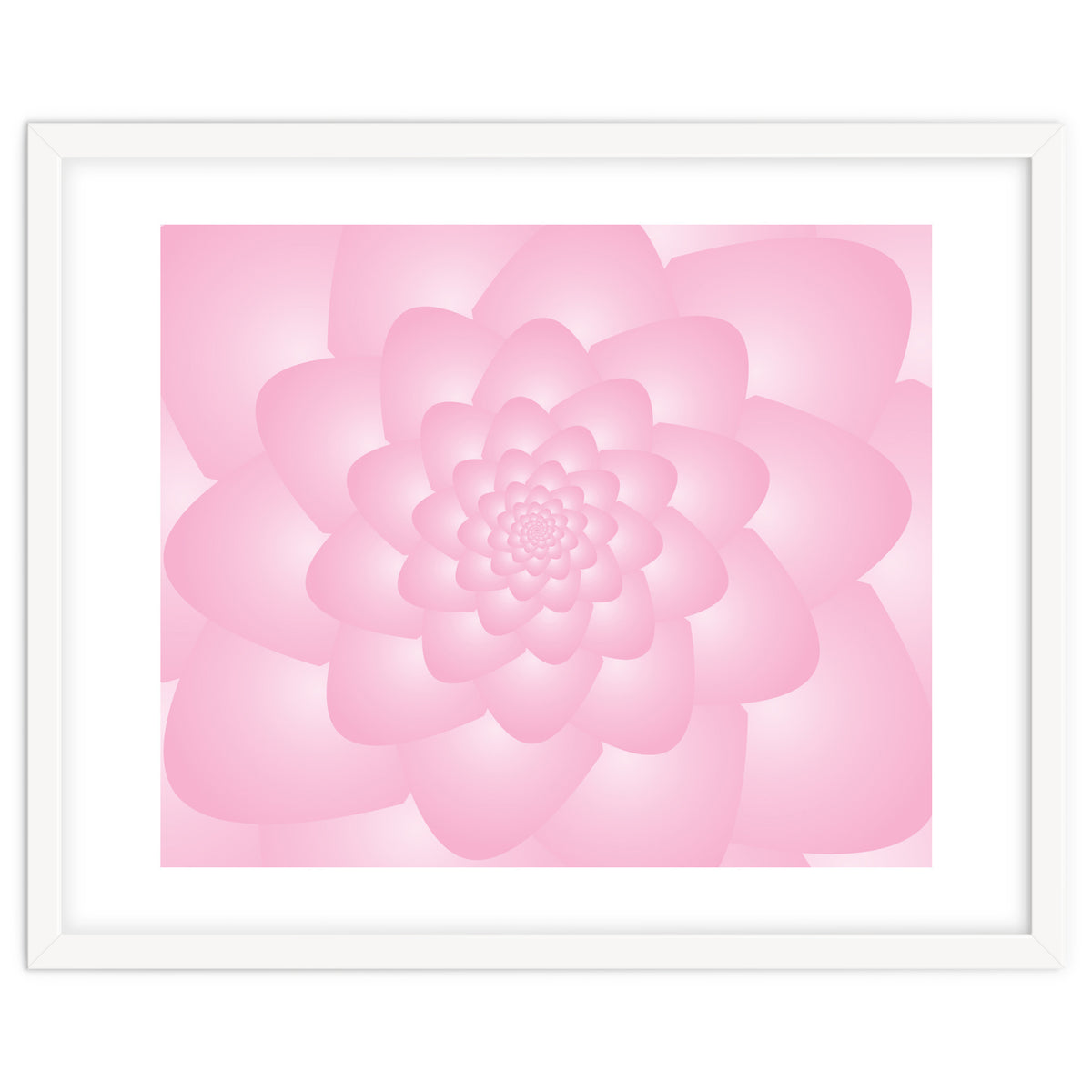 Pastel Colors Flower Pattern Set Red