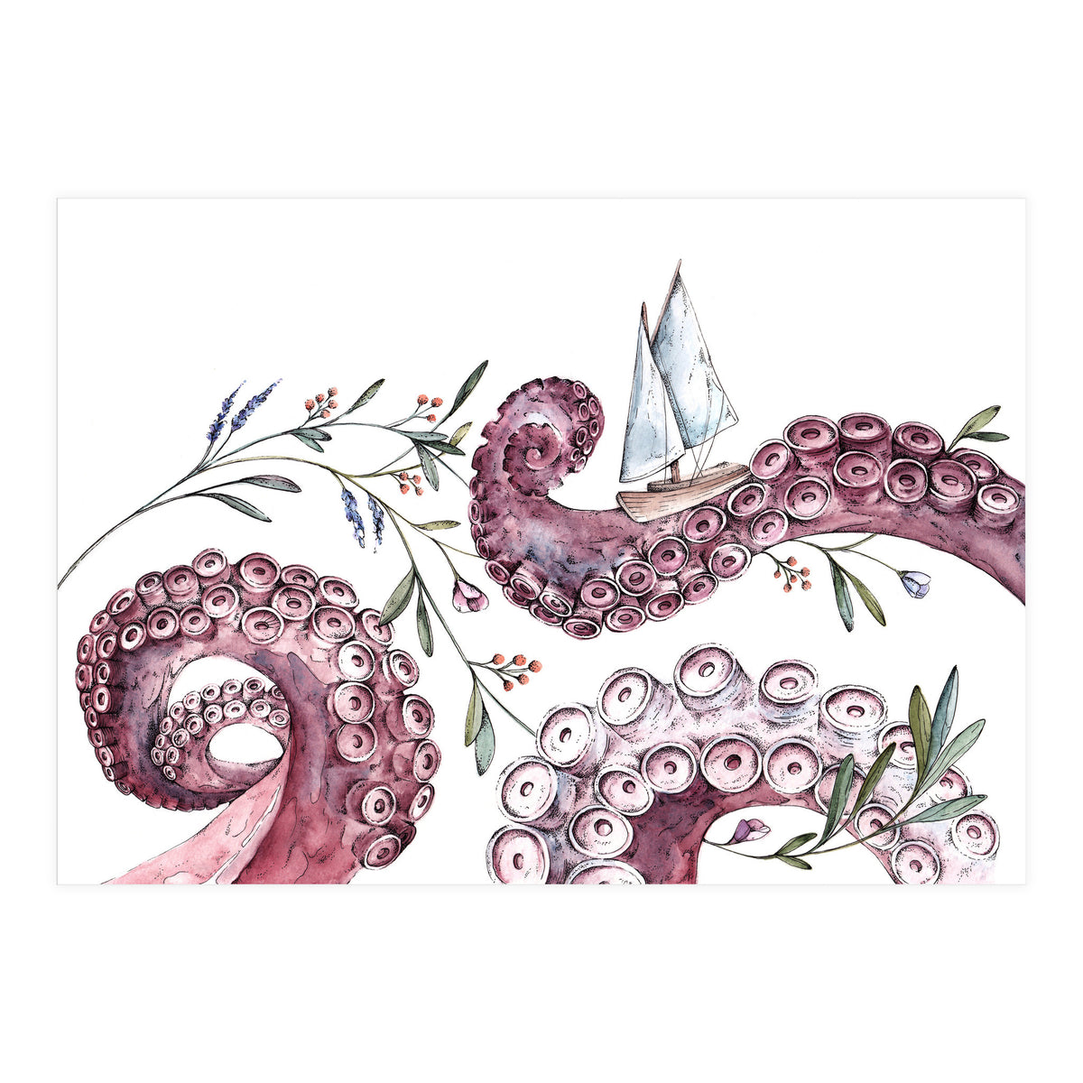 Tentacle adventures (Print Only)