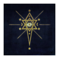 Pentagram moon  (Print Only)