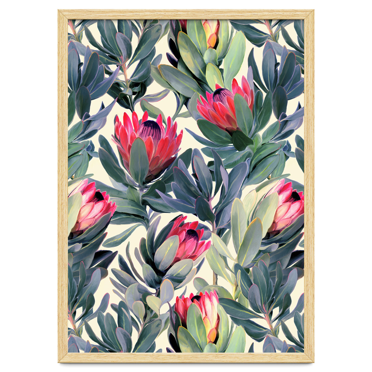 Painted Protea Pattern