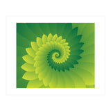 Abstract Digital GREEN FLORA 3D ART (Print Only) thumbnail