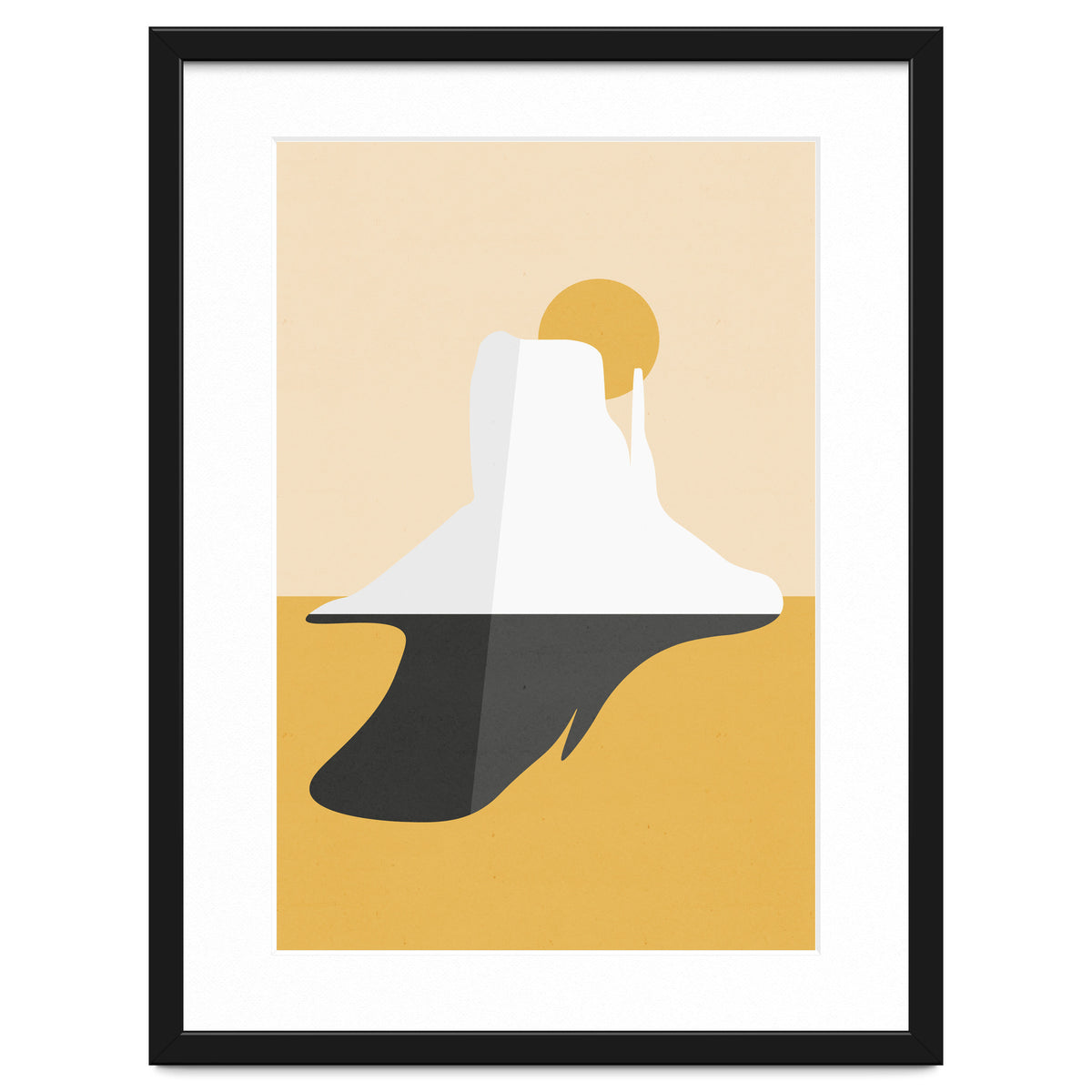 Abstract Mesa - Golden Desert