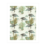 Crocodile pattern on the cactus (Print Only) thumbnail
