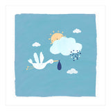 Baby Stork And Sun (Print Only) thumbnail