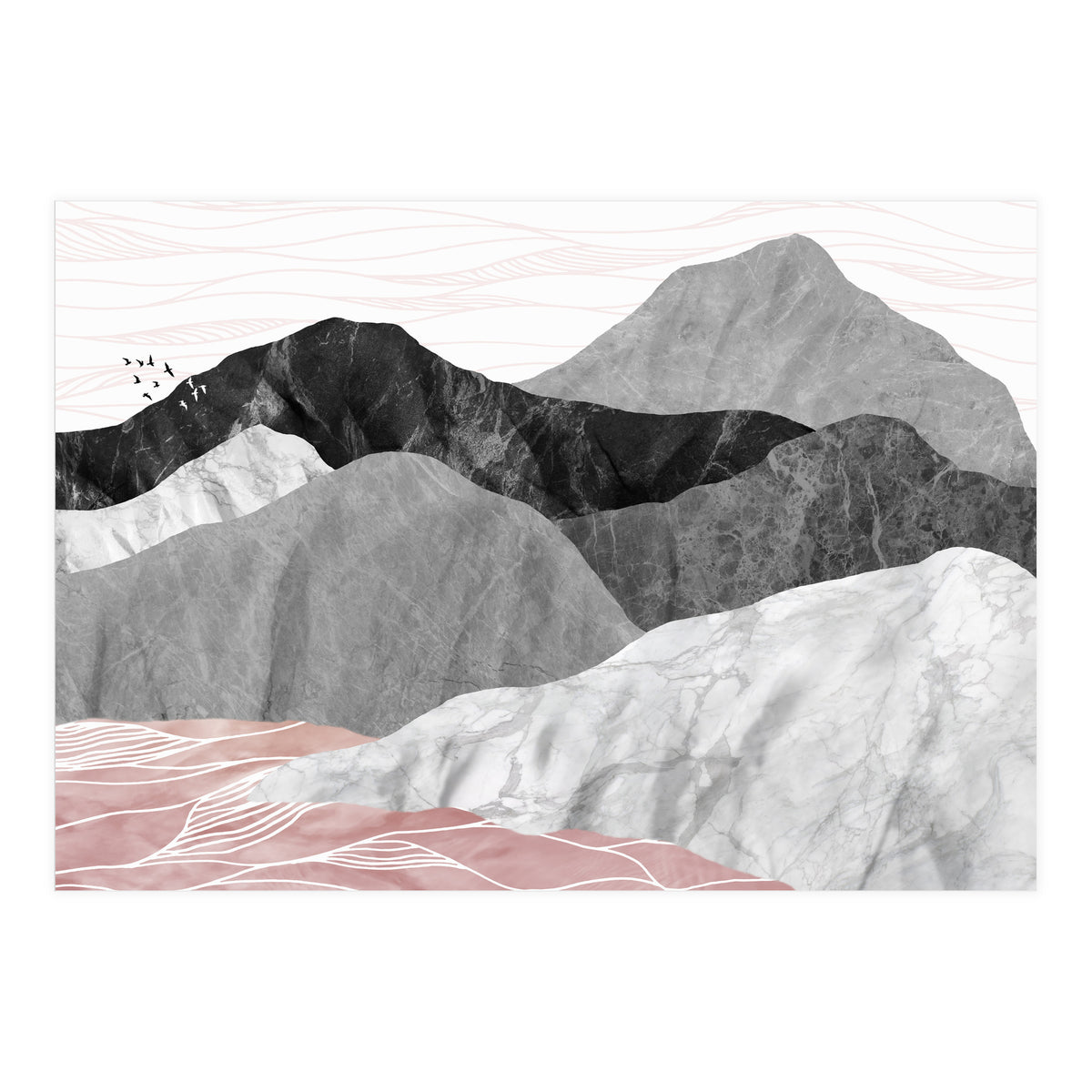 Marble Landscape 02 (Print Only)