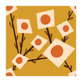 Yellow Square Flower Bouquet (Print Only) thumbnail