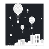 Balloons And The City (dark version) (Print Only) thumbnail