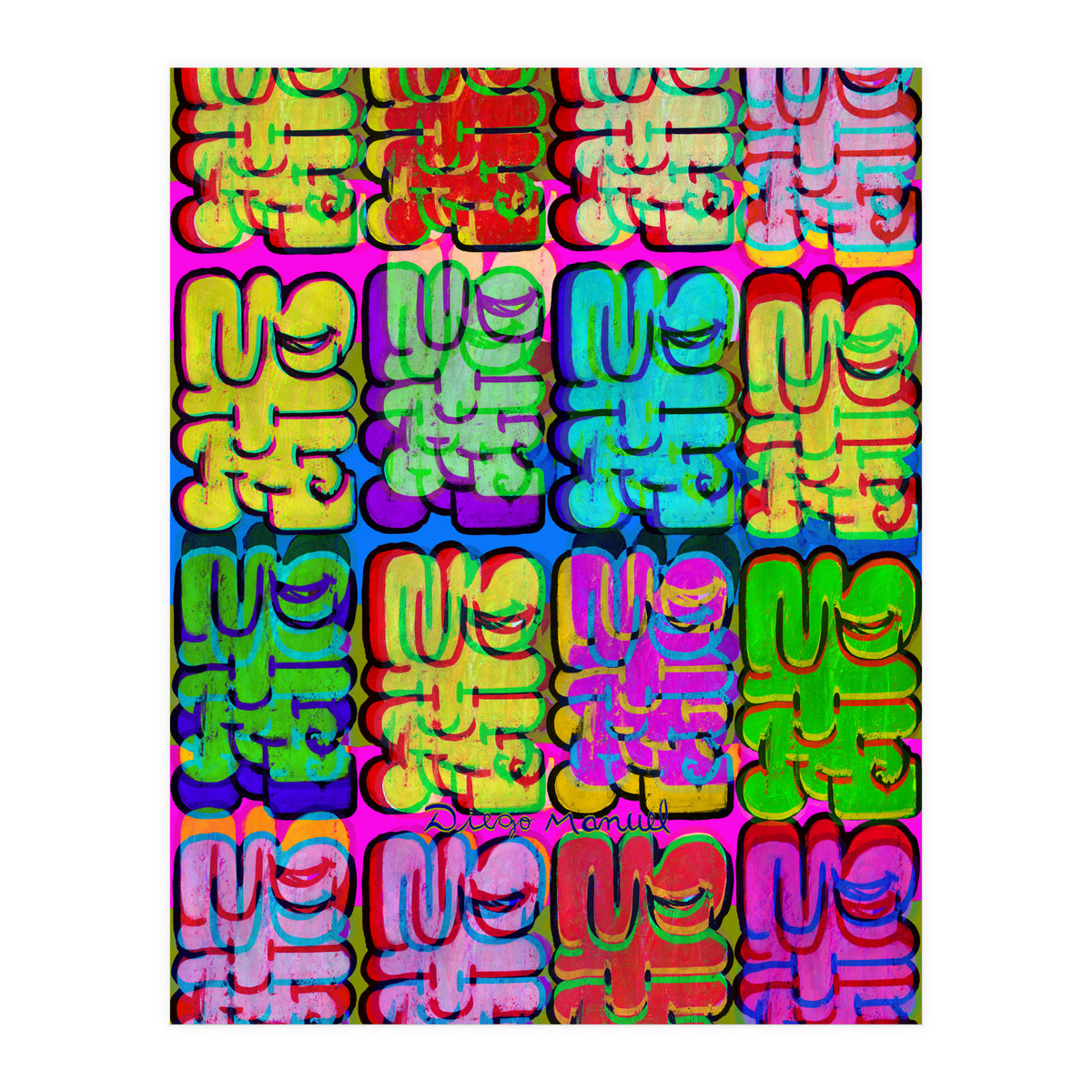 Graffitis 2021 Tapiz 122 (Print Only)