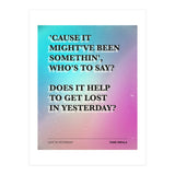 Tame Impala - Lost In Yesterday (Print Only) thumbnail