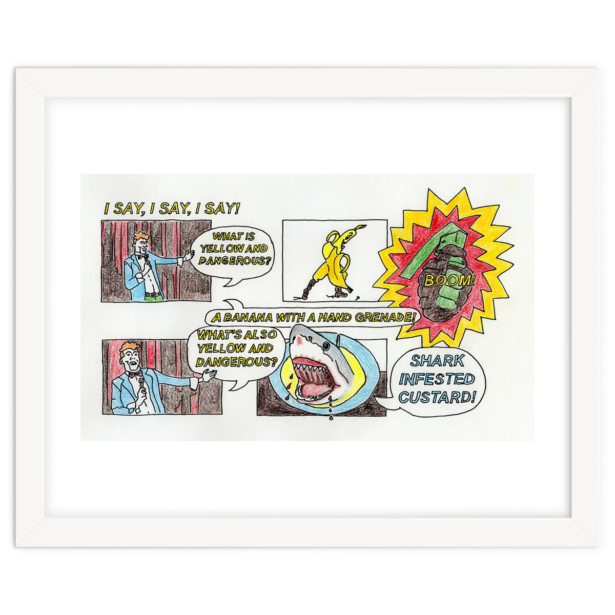 Yellow And Dangerous Joke