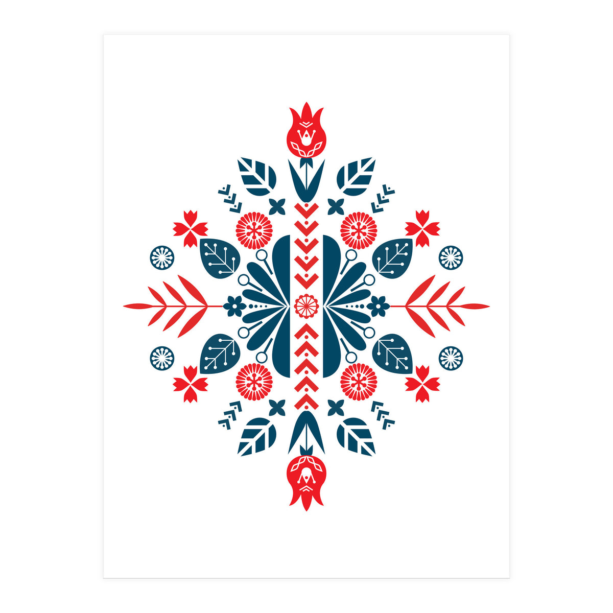 Scandinavian Folk Patterns  (Print Only)