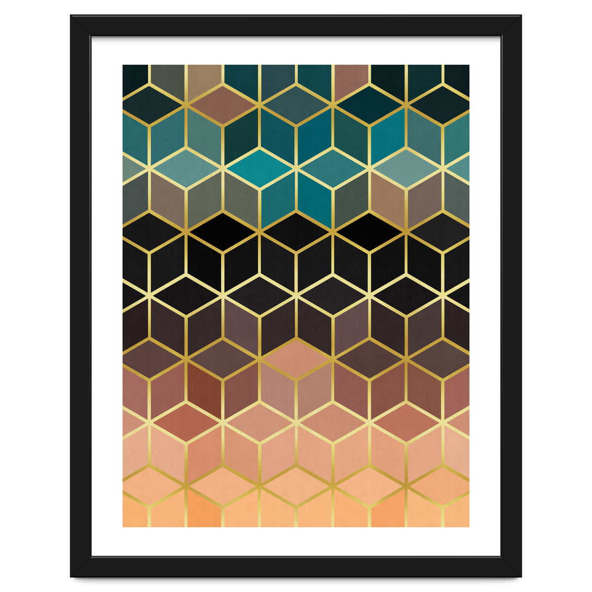 Colorful and golden pattern III