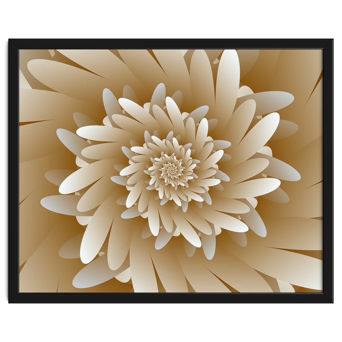 Abstract Digital Floral ART