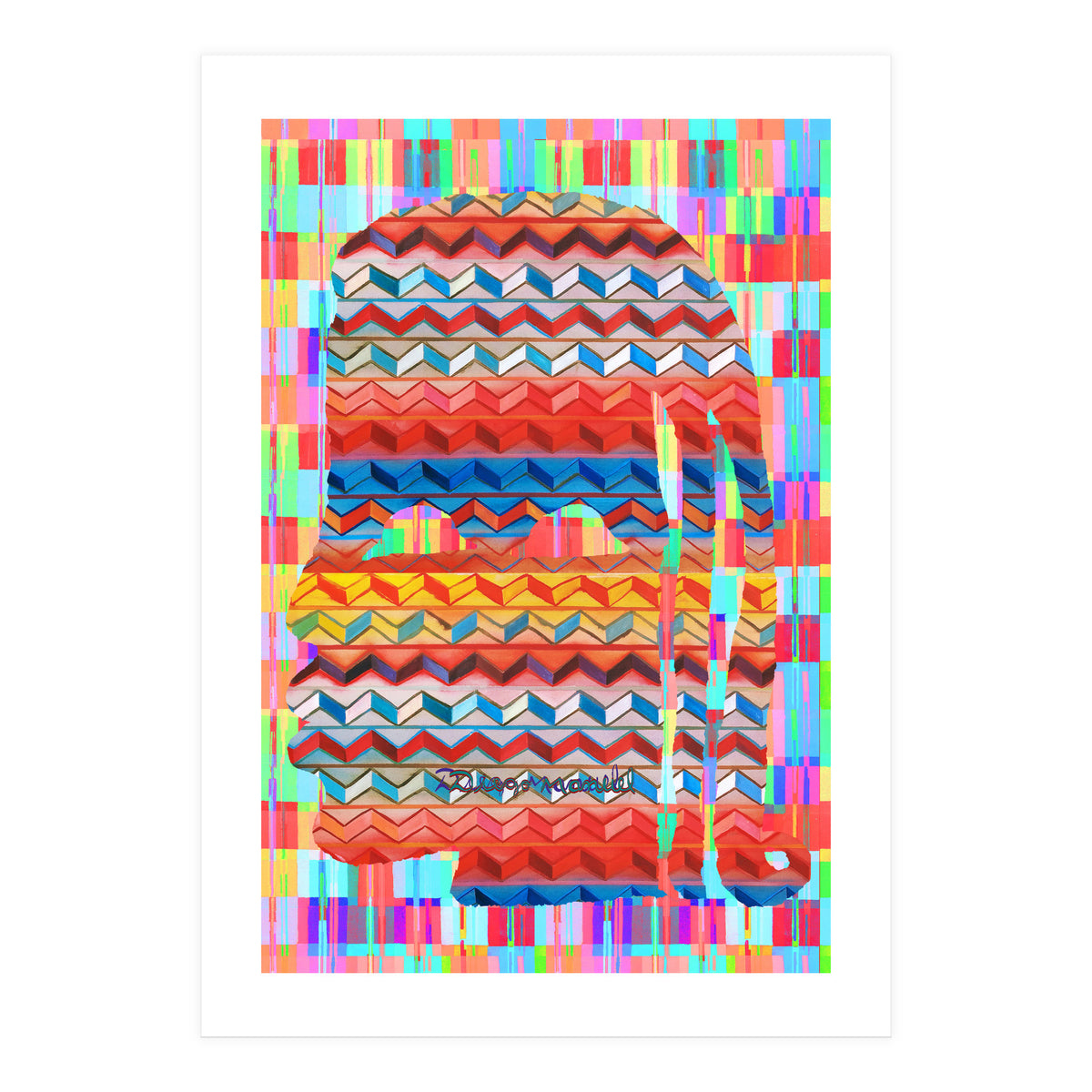 Abstracto Pop Nuevo B Nuevo 16 (Print Only)