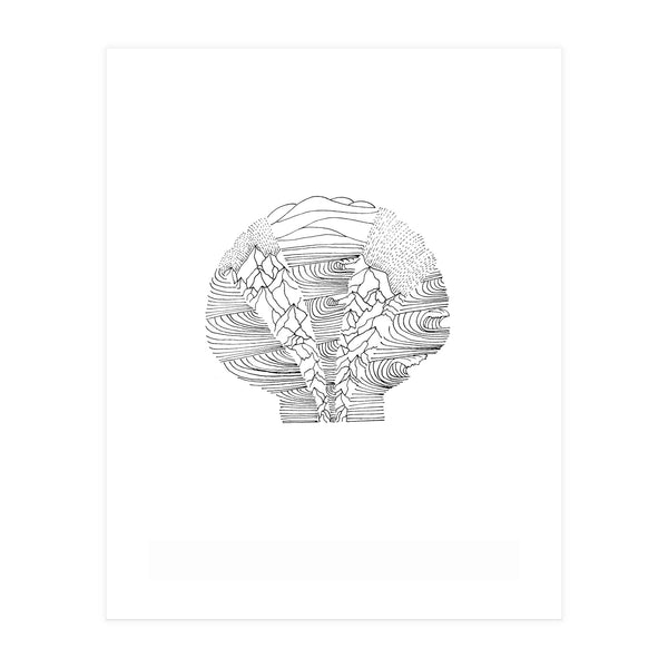 Salt&surf Scallop Waves (Print Only)