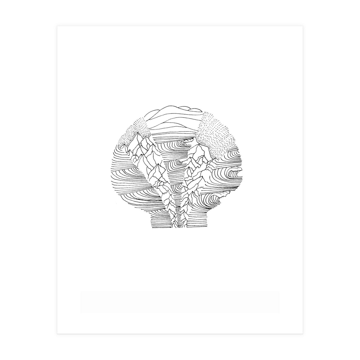 Salt&surf Scallop Waves (Print Only)