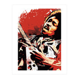 Jimi Hendrix pop art poster (Print Only) thumbnail