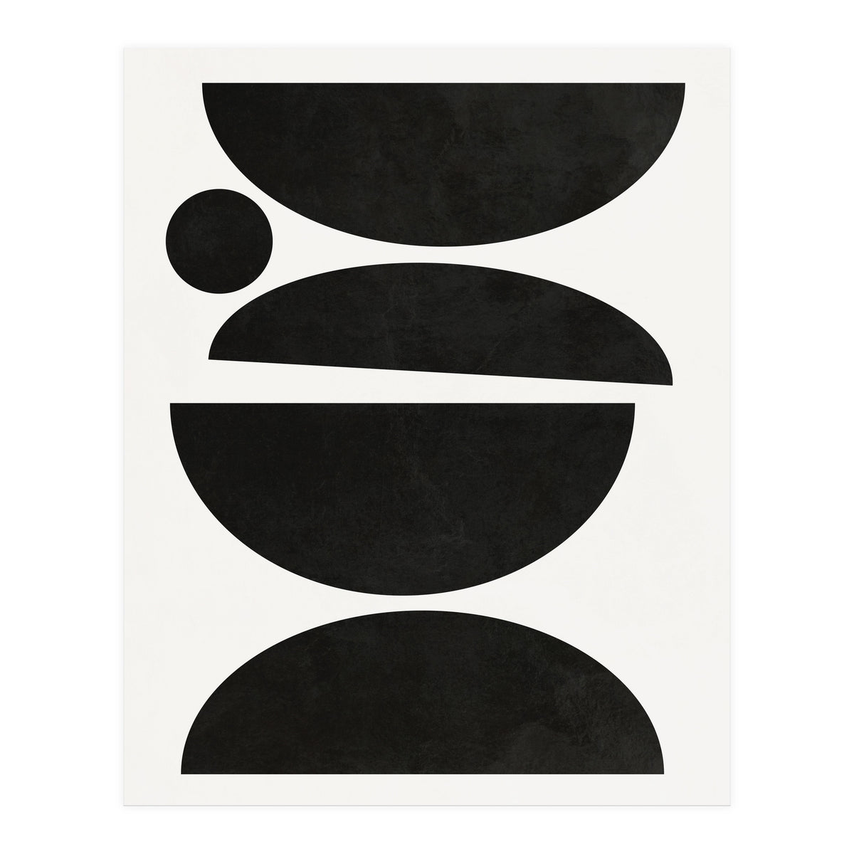 ABSTRACT AND GEOMETRIC SHAPES 01BW (Print Only)