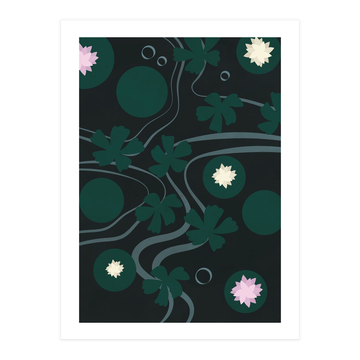 Lake At Night (Print Only)