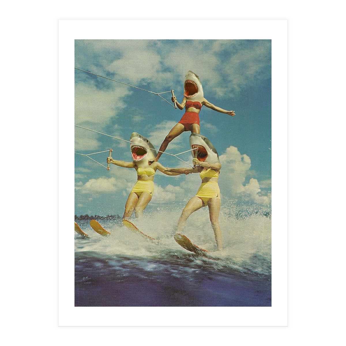 On Evil Beach - Sharks (Print Only)